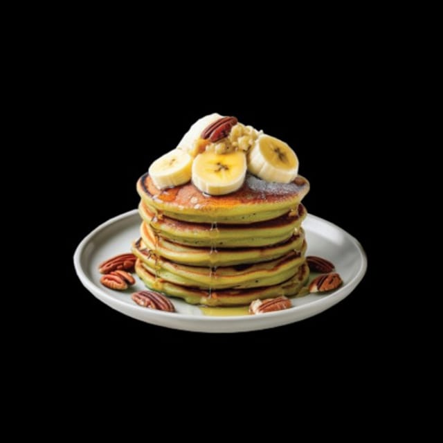 Banana Nut Pancakes.