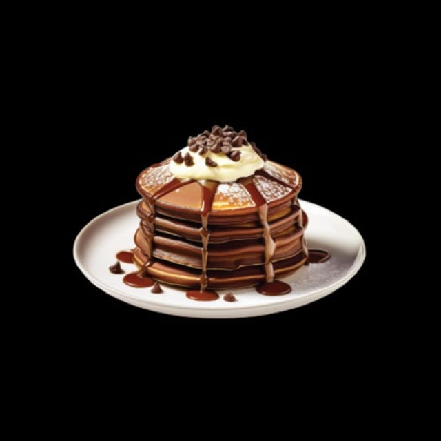 Chocolate Blackout Pancakes.