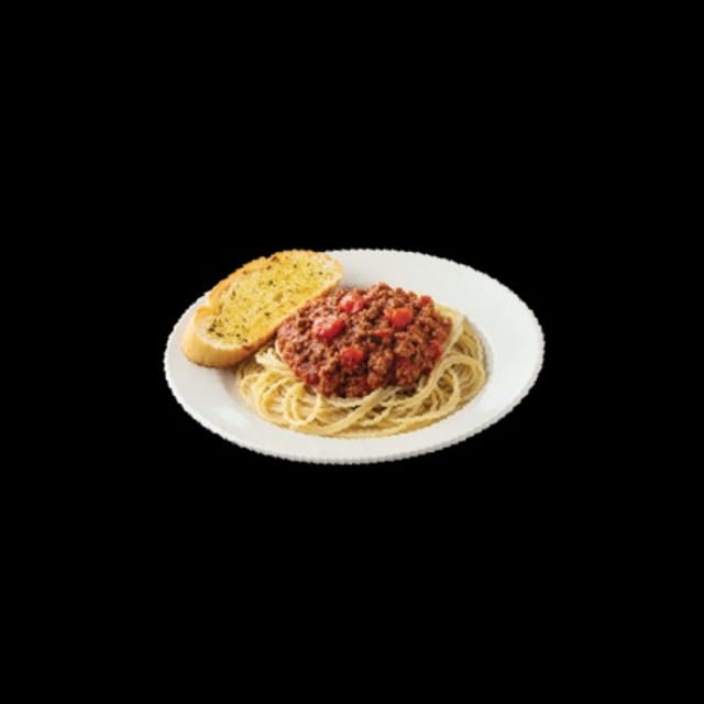 Spaghetti Bolognese With Sauce.