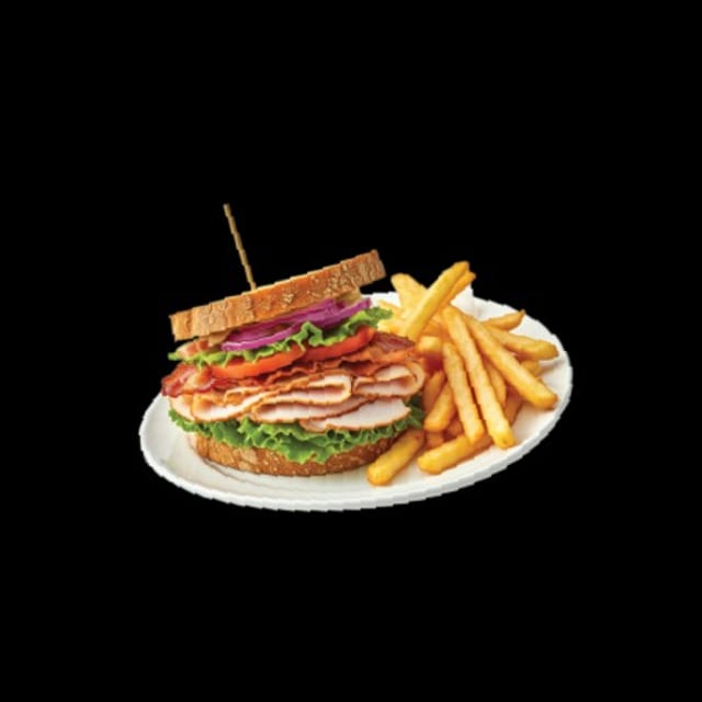 Turkey Club Sandwich.
