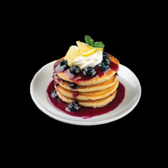 Blueberry Lemon Pancakes.