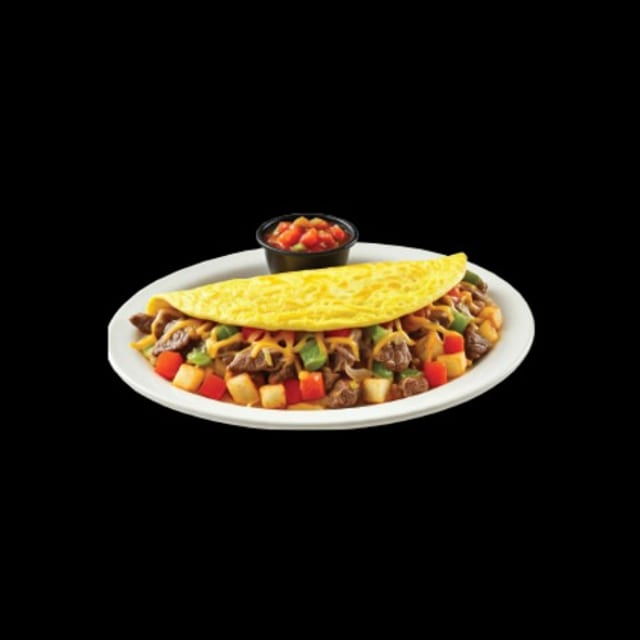 Big Steak Omelette.