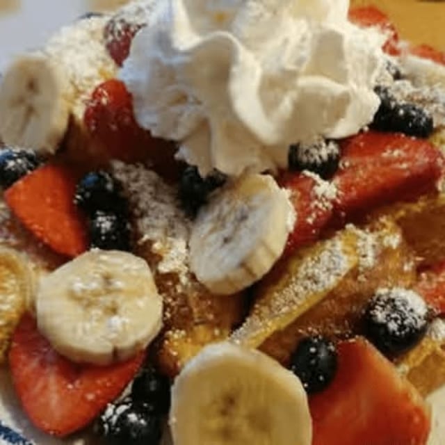 Stuffed French Toast with Fruit.
